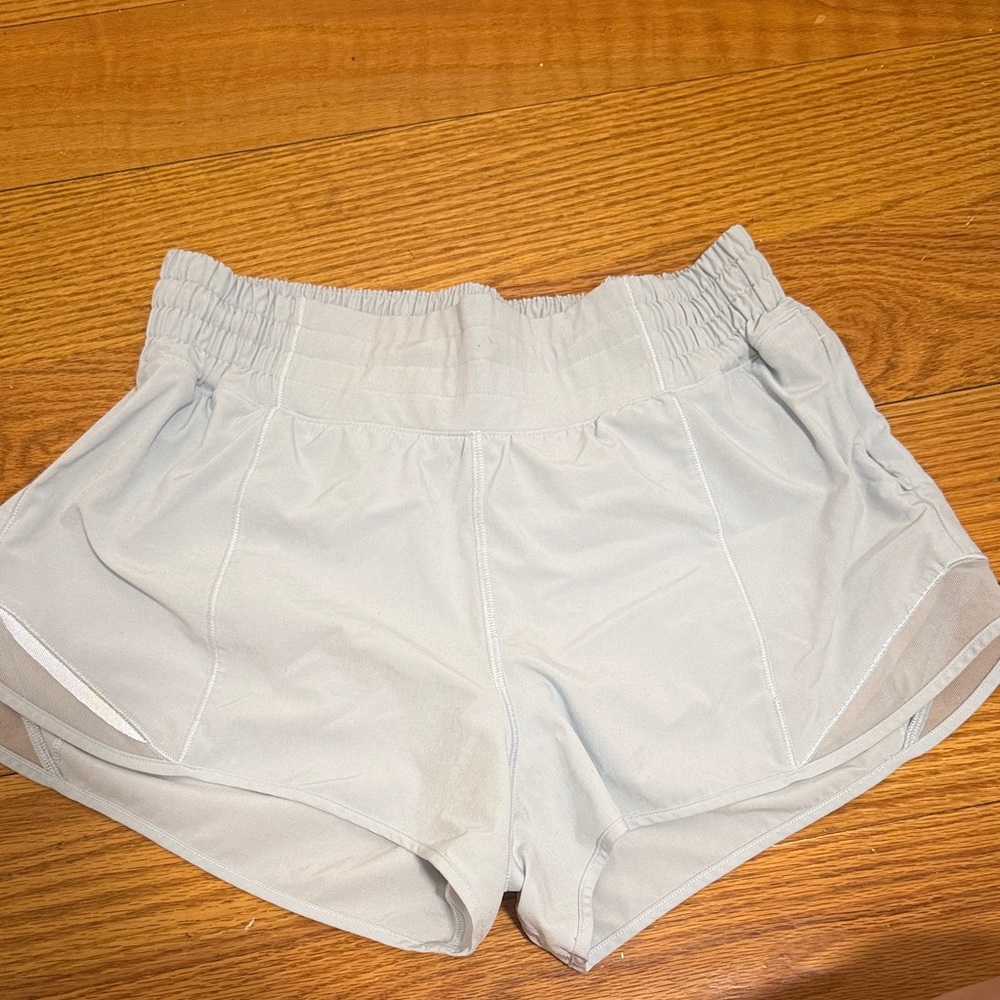 Women's Lululemon Light Blue Running Shorts
